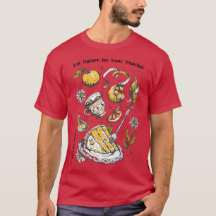Camiseta Vintage Cottagecore Estilo De Vida Ao Longo Da Nat
