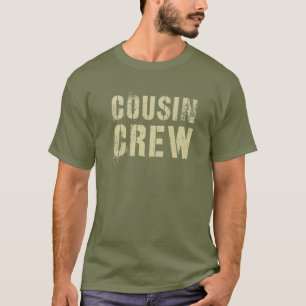 Camiseta Vintage COUSIN CREW Funny Grammy Reeducação de Paw