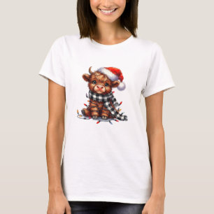 Camiseta Vintage Cow Vintage Cute Highlan