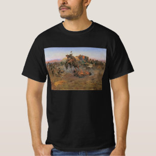 Camiseta Vintage Cowboys, Camp Cook's Trouble do CM Russell