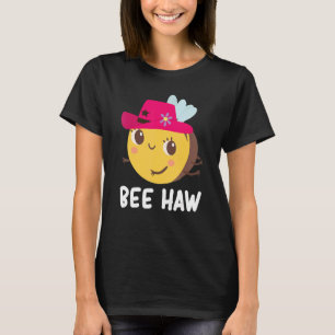 Camiseta Vintage Cowgirl Abelha Crianças Meninas Meninos Oe