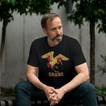 Vintage Crane Martial Arts Design - Estilo Retroat