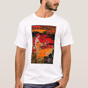Camiseta Vintage crescente americano PosterEurope