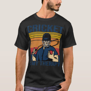 Camiseta Vintage, críquete engraçado dizendo que críquete é