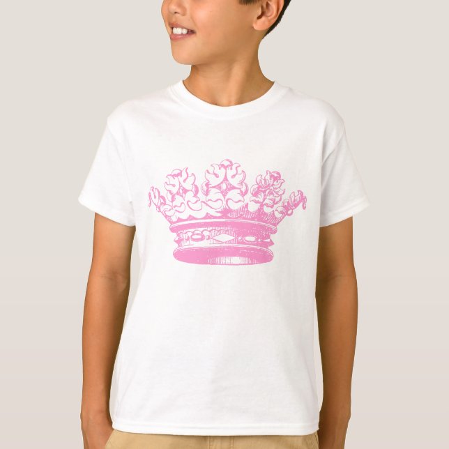 Camiseta Vintage Crown - Rosa (Frente)