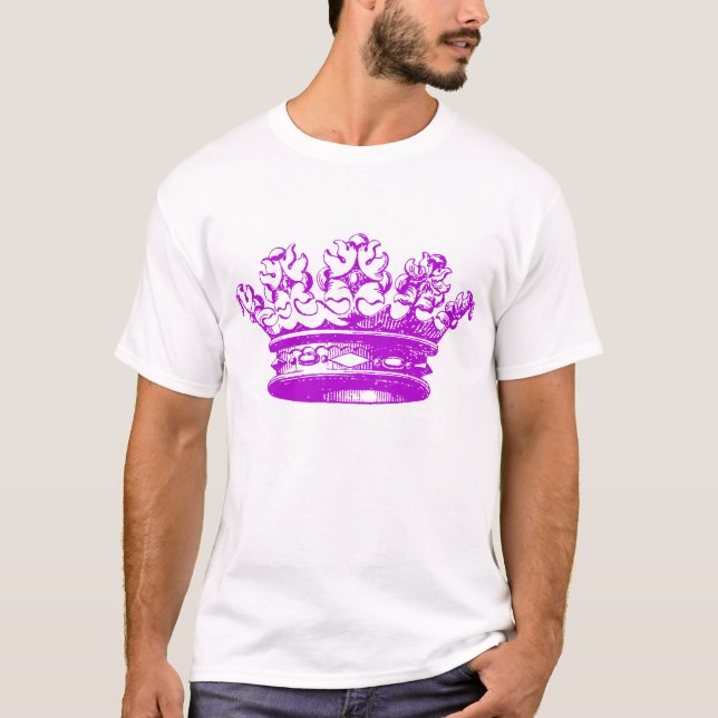 Camiseta Vintage Crown - Roxo (Frente)