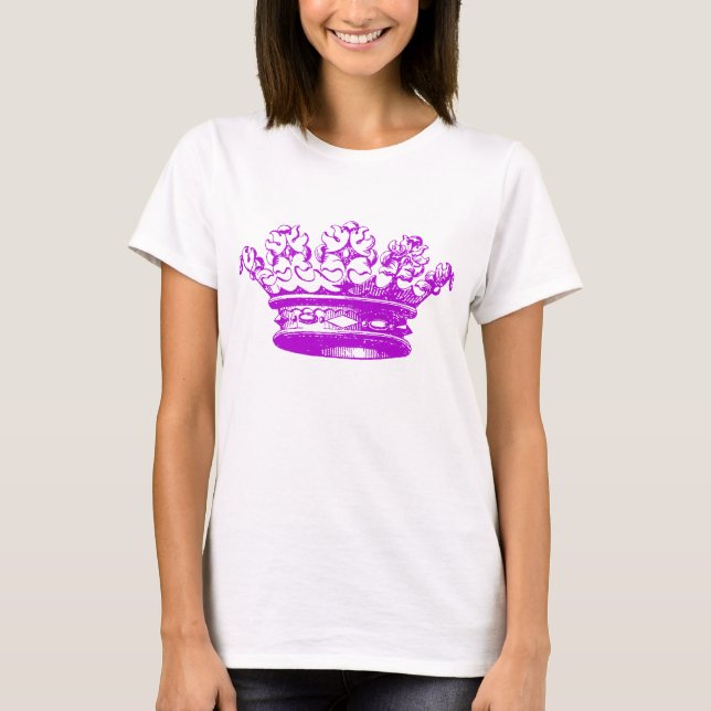 Camiseta Vintage Crown - Roxo (Frente)