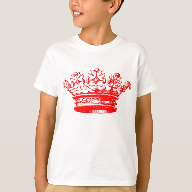 Camiseta Vintage Crown - Vermelho (Frente)