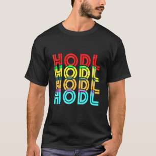 Camiseta Vintage Cryptocurrency Hodl Digital Currency Bitco