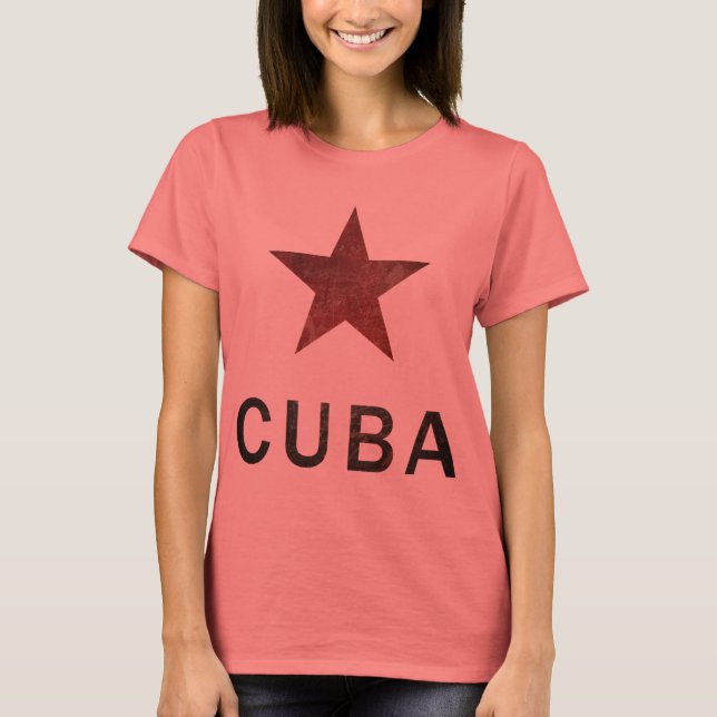 Camiseta Vintage Cuba (Frente)