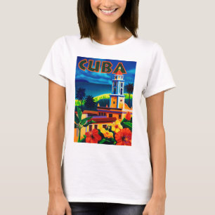 Camiseta Vintage Cuba Viagem