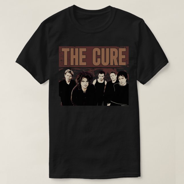 Camiseta Vintage Cure Brown (Frente do Design)