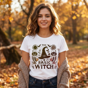 Camiseta Vintage-Cute Encantando Bruxas de Cottagecore