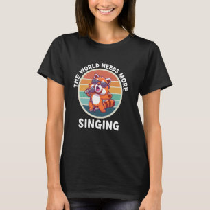 Camiseta Vintage Cute Red Panda O Mundo Precisa De Mais Sin