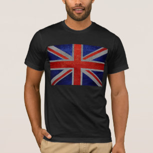Camiseta Vintage da bandeira de Reino Unido