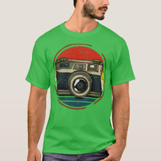 Camiseta Vintage da câmera