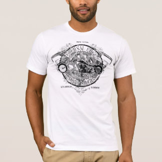 Camiseta Vintage da milícia de Moto