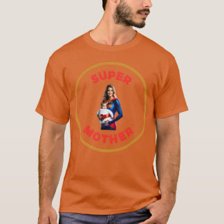 Camiseta Vintage da Super Mãe