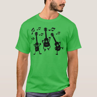 Camiseta Vintage da Ukulele Music