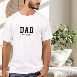 Camiseta Vintage Dad Established Gift