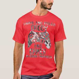 Camiseta Vintage Daddy Video Game Lover Gifts For Daddy Gam