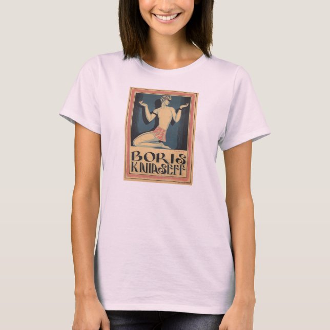 Camiseta Vintage Dance Poster (Frente)