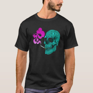 Camiseta Vintage Day Of Morte Art Mexicano Candy Skull
