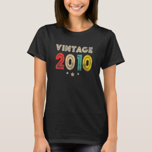 Camiseta Vintage De 13 Anos Feita Em 2010 Com 13 Bi