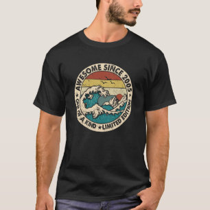 Camiseta Vintage de 18 anos 2005 18º aniversário