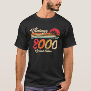 Camiseta Vintage De 22 Anos 2000 Limited Edition 22Nd Birt
