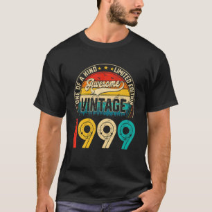 Camiseta Vintage De 23 Anos 1999, Edição Limitada, 23 Rd