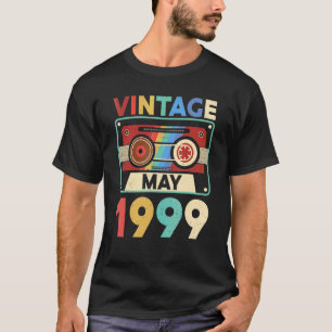 Camiseta Vintage de 23 anos maio de 1999 23º aniversário