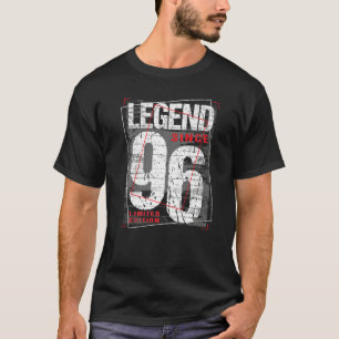 Camiseta Vintage de 26 anos 1996 26ª Decoração de aniversár