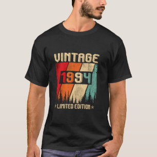 Camiseta Vintage de 30 anos 1994 edição limitada 30 Birt