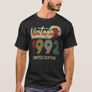 Camiseta Vintage De 31 Anos De 1992 Feita Em 1992 31º Nasci
