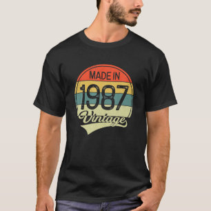 Camiseta Vintage De 36 Anos De 1987 Feita Em 1987 36º
