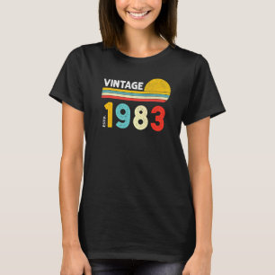 Camiseta Vintage de 40 anos 1983 aniversário de 40 anos 13