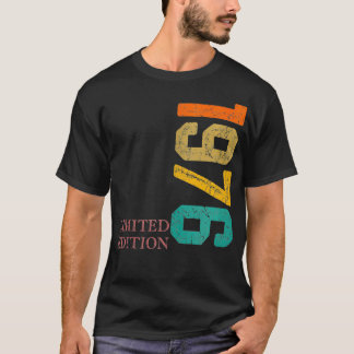 Camiseta Vintage De 48 Anos De 1976 Feita Em 1976 48º Nasci
