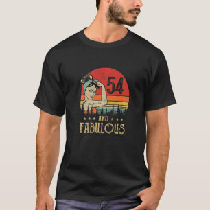 Camiseta Vintage De 54 Anos E Fabuloso 54 Bi