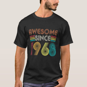 Camiseta Vintage de 54 anos é incrível desde 1968 Retro 54º