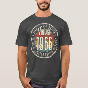Camiseta Vintage de 56 anos 1966 Limited Edition 56th Bir