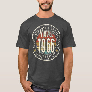 Camiseta Vintage de 56 anos 1966 Limited Edition 56th Bir