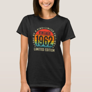 Camiseta Vintage de 60 anos 1962 60º aniversário