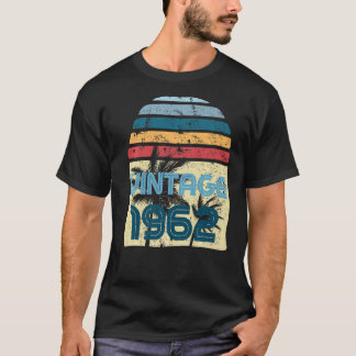 Camiseta Vintage de 60 anos 1962 Retro 60th Birthday Men