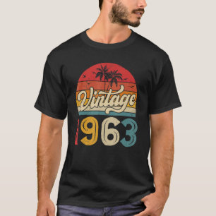 Camiseta Vintage de 60 anos 1963 60º aniversário