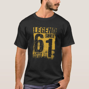 Camiseta Vintage de 61 anos, 1961, 61Ruas, Decoração de Ani