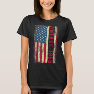 Camiseta Vintage de 65 anos 1958 American Flag 65th Birth