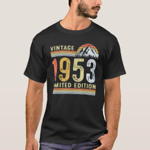 Camiseta Vintage de 69 anos 1953 69º aniversário