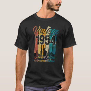 Camiseta Vintage de 69 anos 1954 69ª Festa de aniversário