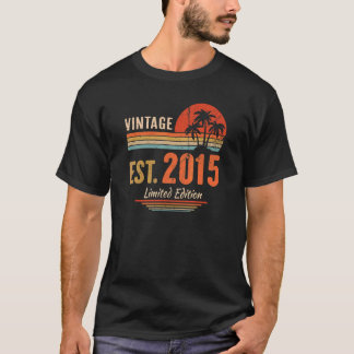 Camiseta Vintage de 7 anos 2015 - 7 Aniversário